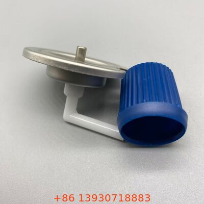 Válvula de gas de butano de hojalata de una pulgada a prueba de fugas con cubierta protectora para botes de gas portátiles