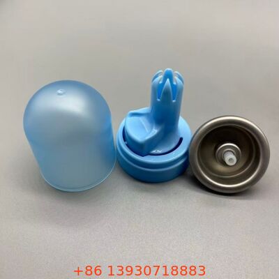 Válvula de aerosoles de aluminio de distribución invertida resistente a la corrosión para mousse para el cabello y espuma de peinado