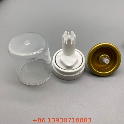 Válvula de aerosoles de aluminio de distribución invertida resistente a la corrosión para mousse para el cabello y espuma de peinado