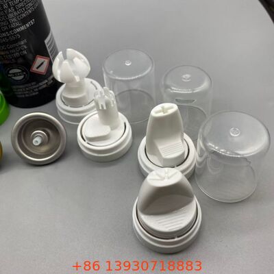 Válvula de aerosoles de aluminio de distribución invertida resistente a la corrosión para mousse para el cabello y espuma de peinado
