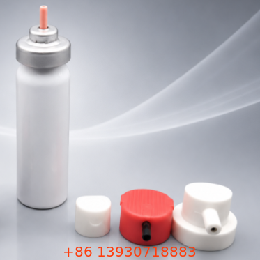 Válvula de distribución continua de 20 mm de aluminio con sistema de actuador configurable para aerosol de pimienta