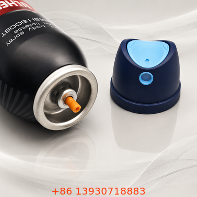 Válvula para aerosol desodorante corporal de secado rápido, a prueba de fugas y resistente a obstrucciones con dispensación en aerosol