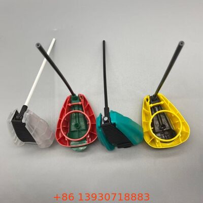 Actuador de Gatillo Plegable para Aerosol con Mecanismo de Bloqueo a Prueba de Fugas, Tubo de Extensión Integrado y Control Ergonómico para el Dedo