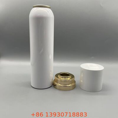 Bolsa de válvula de lata de aluminio, lata BOV de aerosol para pulverizador corporal, embalaje de aerosol para uso de cuidado personal