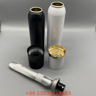 Bolsa en válvula de aluminio en lata de aerosoles, botella BOV presurizada para embalajes cosméticos de spray corporal