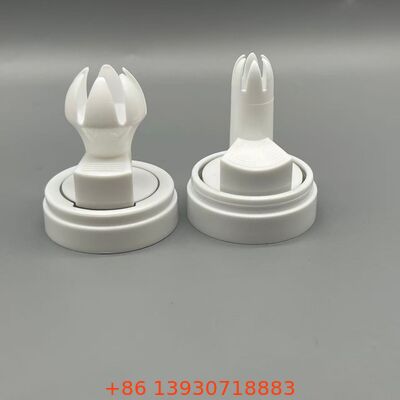 Capuchón de distribución de crema de alta precisión, actuador de pulverización de aerosoles, boquilla de lata de hojalata adecuada para envases de aerosoles de alimentos y cosméticos