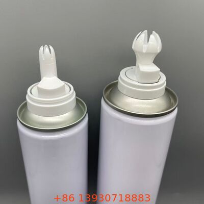 Capuchón de distribución de crema de alta precisión, actuador de pulverización de aerosoles, boquilla de lata de hojalata adecuada para envases de aerosoles de alimentos y cosméticos