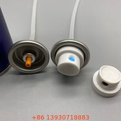 Boquilla anti-atascos de pulverización de precisión, válvula de aerosol resistente a productos químicos para adhesivo de pegamento para el cabello