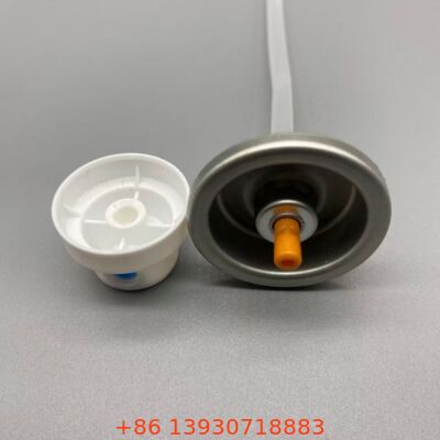 Válvula de aerosoles de pulverización de brillo de cabello de precisión con distribución de pulverización uniforme, acero inoxidable resistente a la corrosión y diseño antiobstrucción