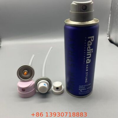 Válvula de aerosol de brillo para el cabello de salón profesional con boquilla de niebla ultrafina y diseño antiobstrucción