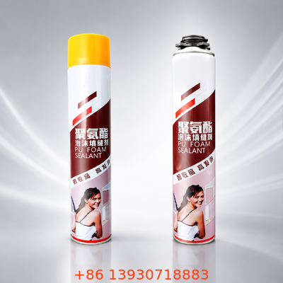 Válvula de aerosol macho de vástago corto para dispensar espuma de PU a presión en tamaño de una pulgada