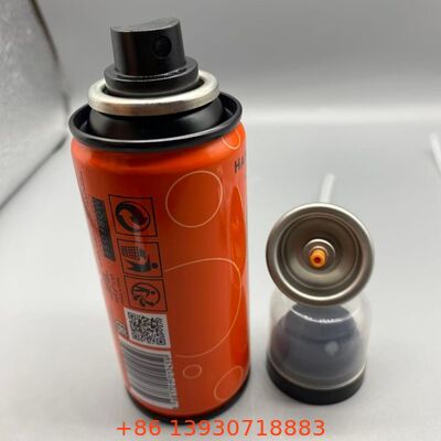 Boquilla anti-atascos de pulverización de precisión, válvula de aerosol resistente a productos químicos para adhesivo de pegamento para el cabello