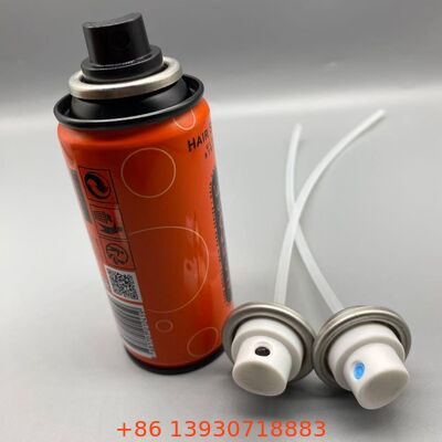 Válvula de aerosoles para la limpieza del cabello con construcción resistente a la niebla de precisión y sello a prueba de fugas para peinado profesional