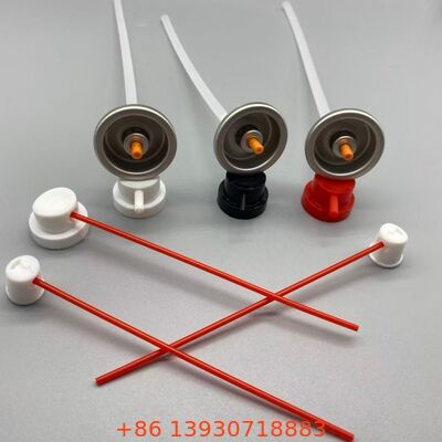 All Direction Spray Valve With Actuator, 360 Degree Omni-Directional Aerosol Valve For Any-Angle Spraying Usage