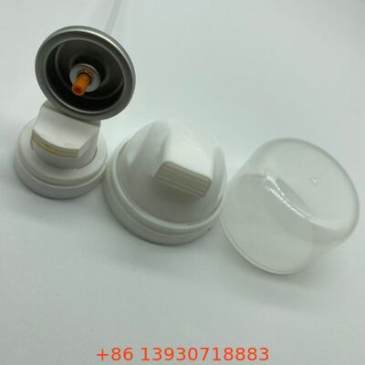Válvula de espuma de afeitar hermética con plástico y metal resistente a la corrosión y canal interno anti-obstrucción liso para válvula de crema de afeitar