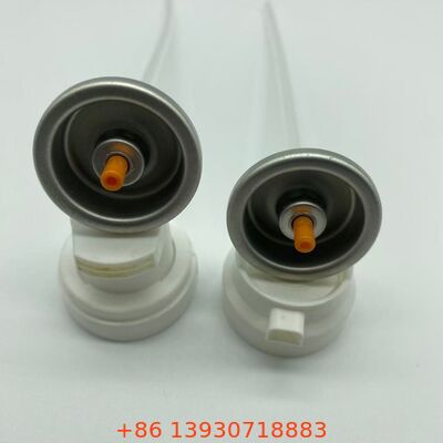Válvula de espuma de afeitar hermética con plástico y metal resistente a la corrosión y canal interno anti-obstrucción liso para válvula de crema de afeitar