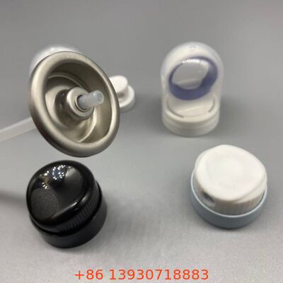 Válvula de protección solar de aerosoles con boquilla resistente a obstrucciones, sello a prueba de fugas y funcionamiento a 360 grados para productos de spray de cuidado solar