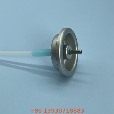 Válvula de medición de aerosoles con salida de 25 mcl-400 mcl para sistema de distribución de dosis de precisión con tallo metálico y construcción resistente a los químicos