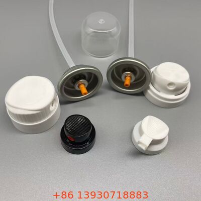 Válvula de aerosol de champú seco de alto rendimiento con sistema de distribución uniforme de niebla