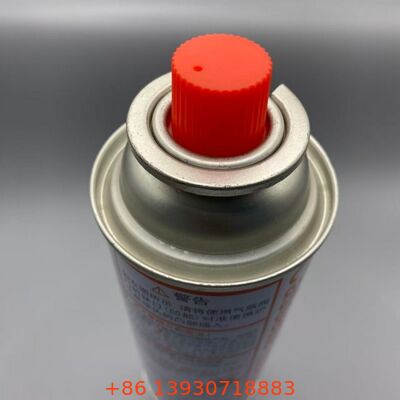 Válvula de aerosoles de gas butano a prueba de fugas con tecnología de doble sellado y boquilla de precisión para estufas de cassette