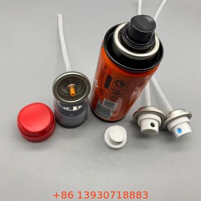 Boquilla anti-atascos de pulverización de precisión, válvula de aerosol resistente a productos químicos para adhesivo de pegamento para el cabello