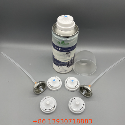 25.4mm válvula de aerosoles de desodorante con actuador de pulverización ajustable y diseño resistente a obstrucciones